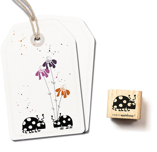 cats on appletrees Stempel Marienkäfer Lise