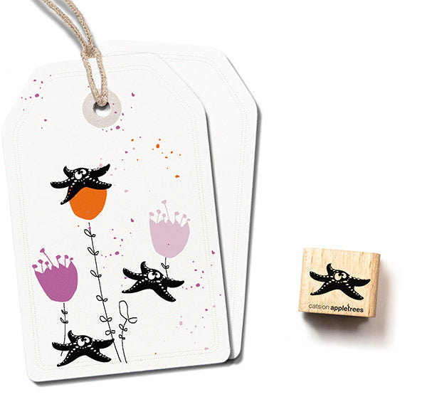 cats on appletrees Ministempel Seestern Herbert