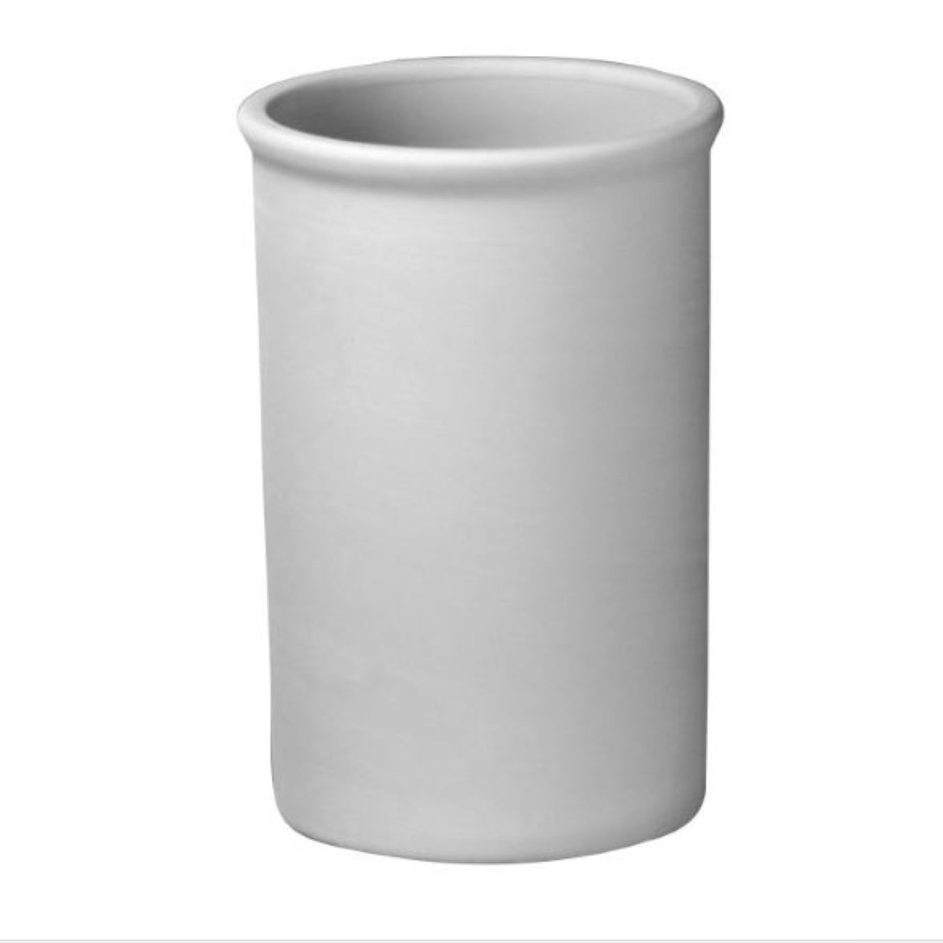 Utensilienhalter, Blumenvase, Rohkeramik, gerade Form