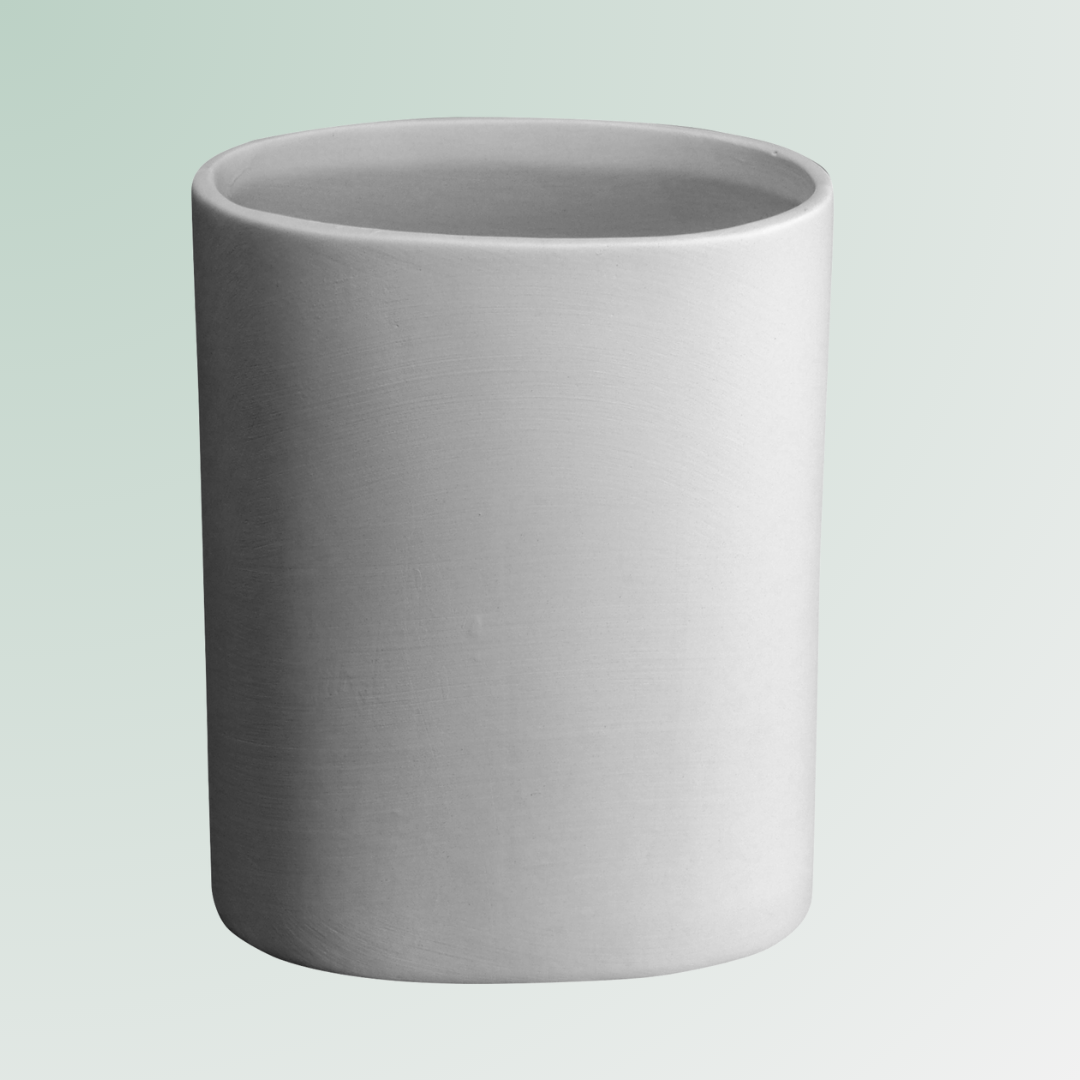 Utensilienbehälter/ Vase elyptisch