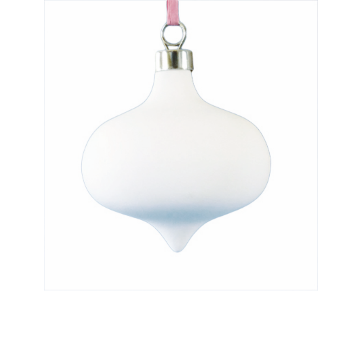 Weihnachtskugel mit Spitze