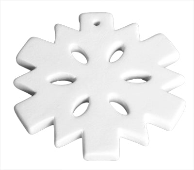 Aufhänger Schneeflocke flach