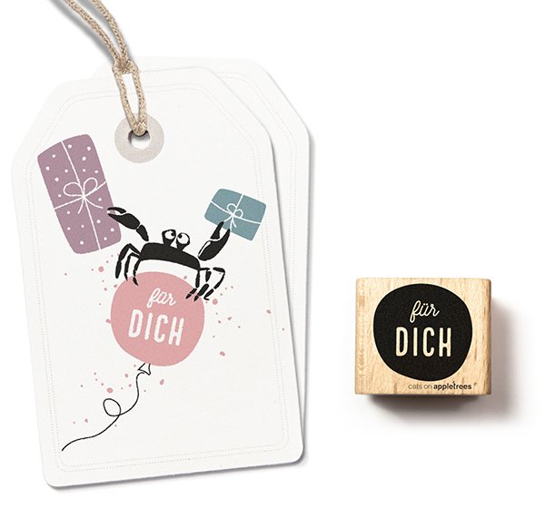 cats on appletrees Stempel Für Dich 4 - Kreis