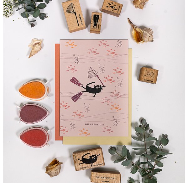 Stempel Blubberbläschen