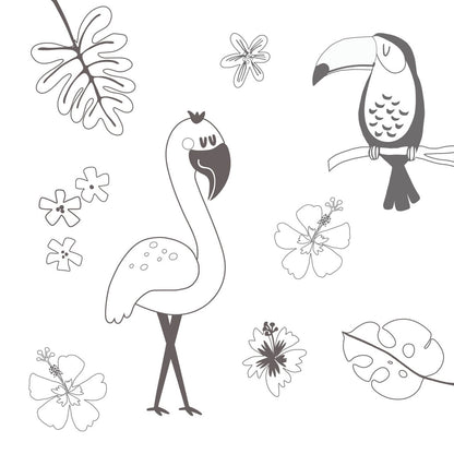 EMF Glitzer Ausmalspaß Prinzessinnen und Flamingos