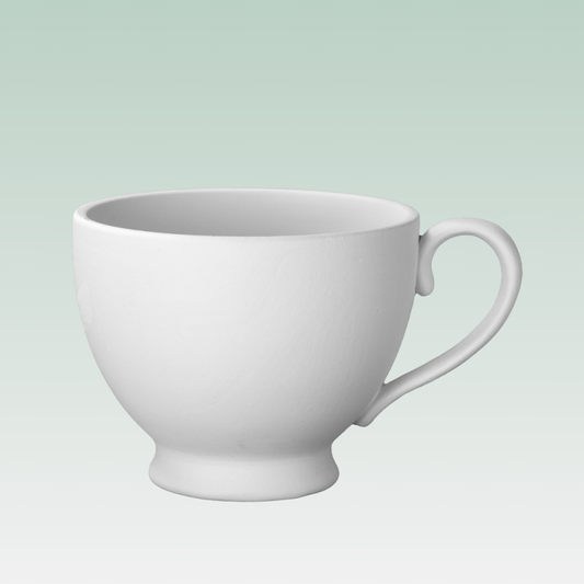 Rohkeramik, klassische Teetasse
