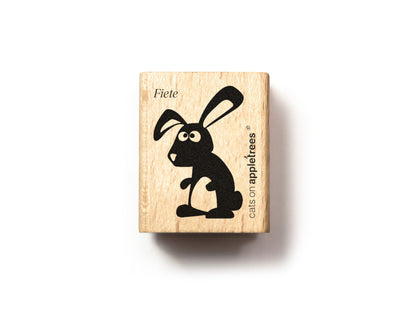 cats on appletrees Stempel Hase Fiete