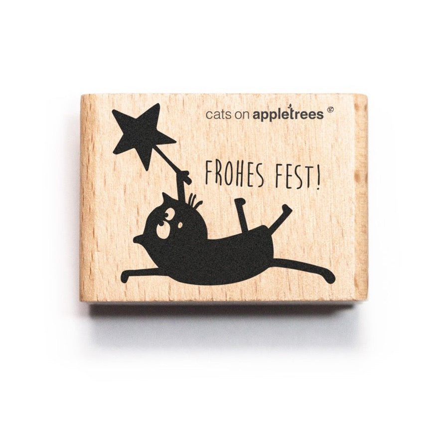 cats on appletrees Stempel Friedegunde mit Stern