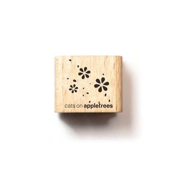 Ministempel Blümchenwolke