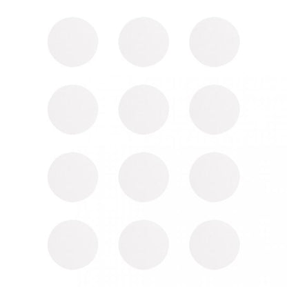 Blanko-Sticker rund,12 St/Bogen, 2,5cm