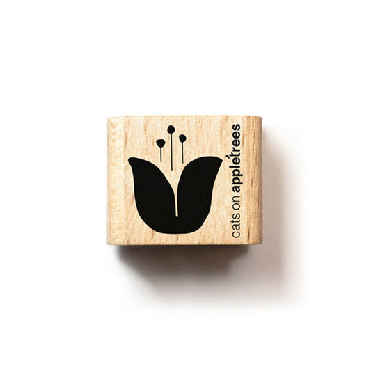 cats on appletrees Ministempel Tulpe 3