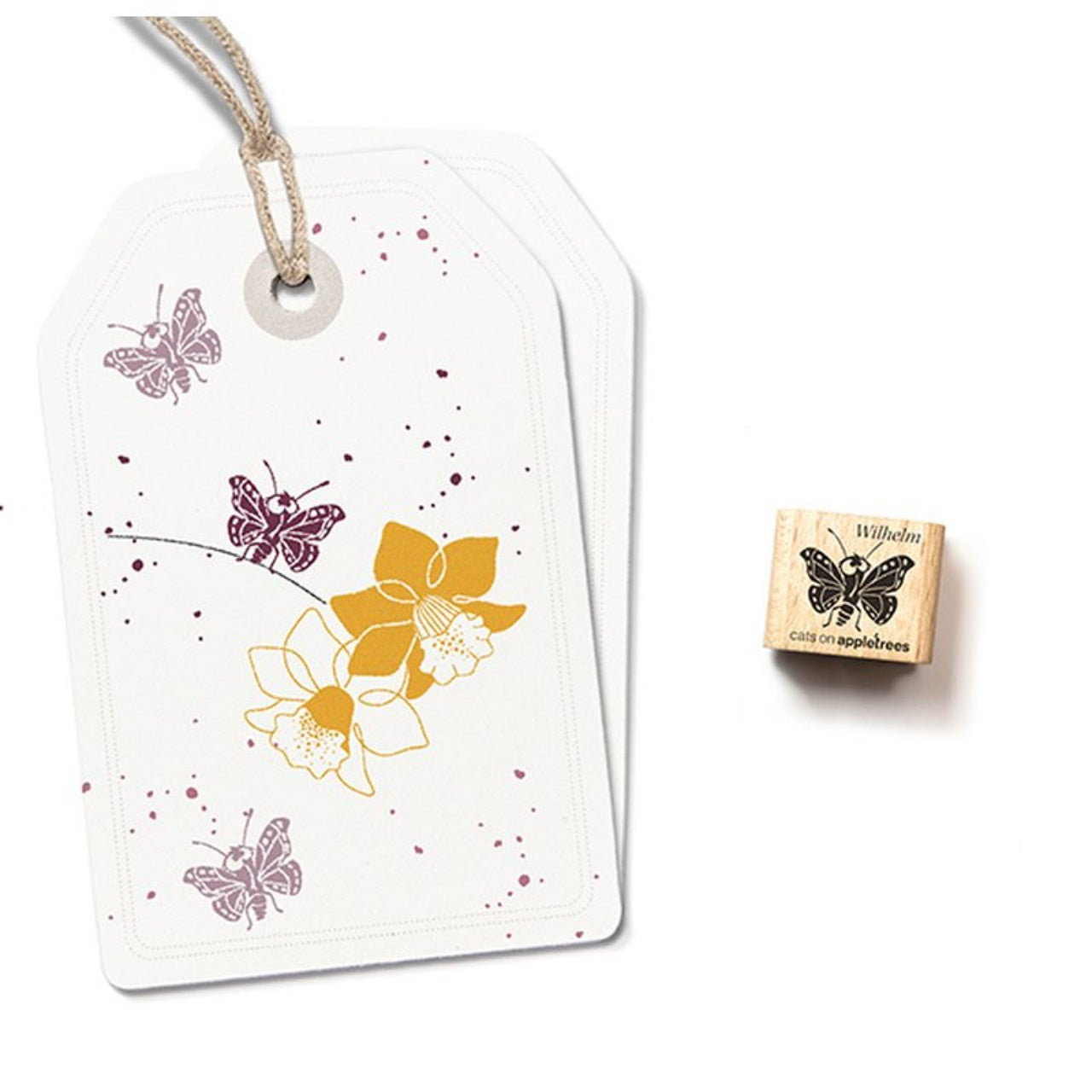 cats on appletrees Ministempel Schmetterling Wilhelm