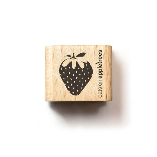 cats on appletrees Ministempel Erdbeere