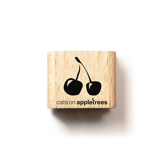cats on appletrees Ministempel Kirsche